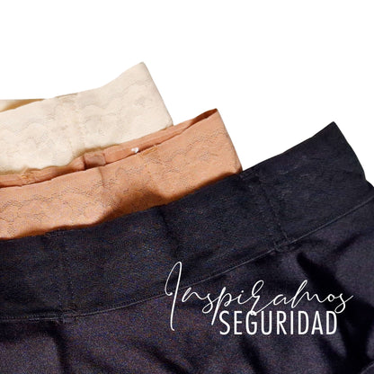 617 |Faja Short torso medio Levanta Cola Varillas 5cm en Cintura